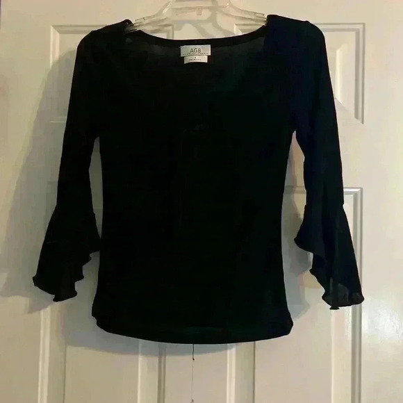 AGB Blouse in classic black - Picture 3 of 4
